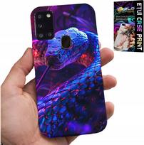 Etui Do Samsung Galaxy A21S - Wąż Kobra Grzechotnik Gady Case + Folia
