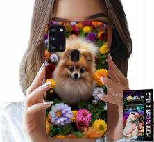 Etui Do Samsung Galaxy A21S - Słodki Piesek, Pomeranian Case + Szkło