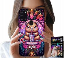 Etui Do Samsung Galaxy A21S - Słodka Kapibara Z Szejkiem, Super Wzory