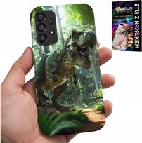 Etui Do Samsung Galaxy A23 5G - Dino Dinozaur Tyranozaur Case + Szkło