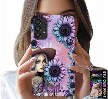 Etui Do Samsung Galaxy A23 5G - Kobieta W Słonecznikach, Kobiece Wzory