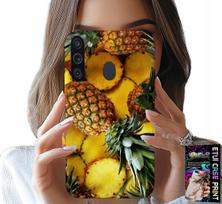 Etui Do Samsung Galaxy A21 - Ananas Owocowy Case Obudowa + Szkło