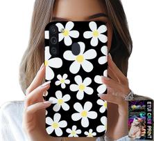 Etui Do Samsung Galaxy A21 - Stokrotka, Stokrotki, Kwiatki, Plecki