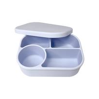 Leak-Proof Divided Lunch Box 750ml Food Storage Container Microwaveable Silicone Lunch Box  Pantry Purple 750ml\