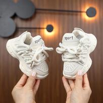 Vaikiški sportbačiai Mergaičių batai Nauji rudeniniai Platforminiai Vaikų laisvalaikio batai Madingi Mokykliniai Sportiniai Teniso Mergaičių sportbačiai 36 smėlis