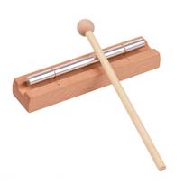Vaikų Orff instrumentas Aliuminio vamzdelio ksilofono žaislas 1 2 3 7 tonų medinis stalo varpeliai fonemų meditacijos varpelis muzikiniai žaislai