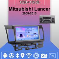 Android Carplay automobilinis radijas, skirtas Mitsubishi Lancer 2008-2015 Multimedia Player Head Unit Stereo GPS Navigation BT WIFI 2+32GB 1+16GB,A