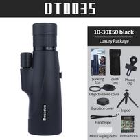 10-30x50 mastelio keitimo HD teleskopas monokulinis kempingas Galingas Largo Alcance su trikojo telefono segtuku, skirtas žiūrėti paukščių medžioklės žiūronus