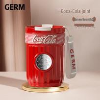 GREE Coca-Cola Badge Series Insulated Coffee Mug with Straw