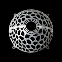 Hollowed Plants Soil Protector Cover Replaceable Transparent Floral Hole Cover Plastic Planting Cover For Fern Phalaenopsis