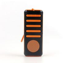 7800 mAh Bluetooth Speaker Powerbank with LED Flashlight KBPB-C007 Orange oranžinė