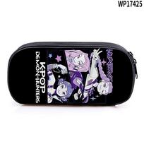 3D New Game KPop Demon Hunters Printed Pencil Bag Elementary and Secondary School Stationery Bag One size fits all
