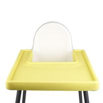 Atsparūs vandeniui kūdikio kėdutės padėkliukai Dideli silikoniniai padėkliukai Kėdutės padėklo kilimėlis IKEA Antilop kėdutei violetinė