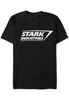 Marvel Iron Man Stark Industries Logo T-shirt Men and Women Summer Cotton Clothing Fashion Short Sleeve T-shirt Street Wear 4XL