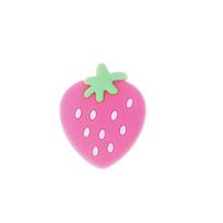 Strawberry Tennis Racket Shock Pad Buffer Silicone Vibration Dampeners Anti-Vibration Tennis Racquet Shock Absorber rožinė