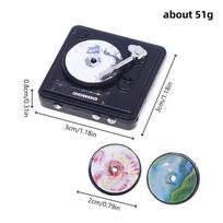 1:12 lėlių namelio mini CD grotuvas diskas namų modelio dekoras žaislas, skirtas lėlių namelio aksesuarams, puikiai tinka kasdieniam naudojimui