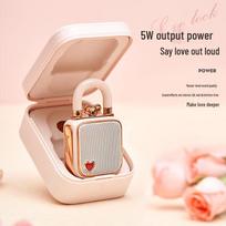 Divoom LoveLock Portable Bluetooth Speaker (CN version) rožinė