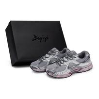 Nike V5 RNR Low top Running Shoes Men's Gray Silver Pink Purple HJ5228-003(Team80-S-BOX) 44