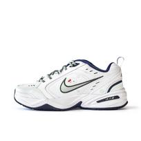 Nike Air Monarch 4 Slip Resistant Abrasion Resistant Low top Chunky Sneakers Unisex White Green 415445-102(Team354-) 42.5