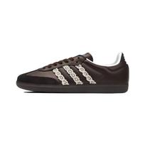 Adidas Originals SAMBA OG Milk Puff Lace Abrasion Resistant Low top German Army Trainers Unisex Chocolate Brown B75806(Team634-) 36⅔