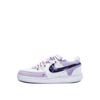 Nike Court Vision 1 Star Purple Mist, Zuo Zhi Ye, Atmosphere, Arts, Trendy, Versatile, Comfortable Leather Individual DH2987-101(Team2342- ) 39