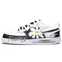 Nike Court Vision 1 Non slip Lightweight Low top Skateboard Shoes Women's Black White DH3158-101(Team261-) 38.5
