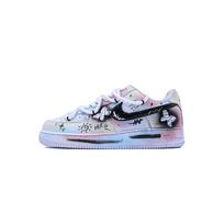 Nike Air Force 1 Singularity, Iridescent Star Butterfly Cushioning, Wear Resistant Low top Casual Shoes Unisex CW2288-111(team784- ) 41