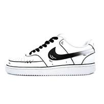 Nike Court Vision 1 Gale White Wing Slip Resistant, Abrasion Resistant, Lightweight, Breathable DH2987-101(Team869-) 40.5