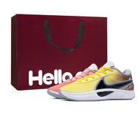 Nike Giannis Freak 6 Big Player Cushioning Lightweight Low top Basketball Shoes Men's Yellow Pink FJ7807-102(Team241-S-BOX) 45