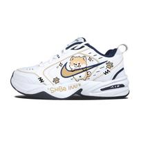 Nike Air Monarch 4 Playing Puppy Abrasion Resistant Chunky Sneakers Unisex White 415445-102(team1063-) 44