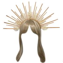 Cosplay Angel Aureole Shape Hair Hoop Women Makeup Headband for Festival Party Children Performances Hair Accessories