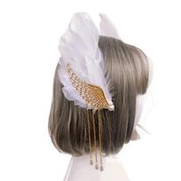 Angel Wing Hair Clip Anime Cosplay Side Clip Party Costume Headdress Female Girl Halloween Party Headgear Headdress balta