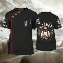 Barber Uniform Graphic 3D Printed T Shirt For Men Tops Fake Suit Tee Shirts Harajuku Fashion Haircut Tool Women Clothing Tees XXS