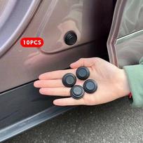 10 VNT Automobilio Durų Smūgius Sugerianti Tarpinė, 1,1 Colio Durų Užsidarymo Buferis Duslintuvas, Lipni Garso Izoliacijos Apsauga Black beige