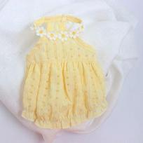 Cat Clothing - Summer Lightweight Style - Corgi Teddy Bear Doll - Small-sized Puppy - Cat Pet - Anti-fur Shedding Wrap Dress XS geltona