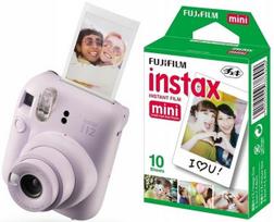 Aparat Fujifilm Instax Mini 12 Fiolet + Wkład Biała Ramka