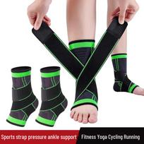 Unisex Sports Compression Ankle Brace for Protection Against Sprains in Basketball, Football, Running S (shoe size 33-37)