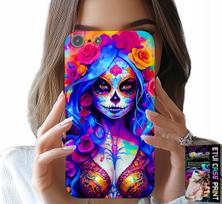 Etui Do Iphone 5 / 5S / 5C - Meksykańska, Kolorowa Królowa Śmierci