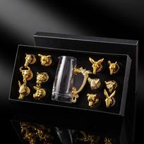 Creative Zodiac Decanter Set: White Wine Glasses and Shot Glass Souvenirs Small 15ml