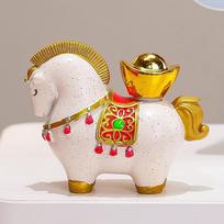 Kūrybiškas perkėlimas Zodiako arklys nugara Laimės maišelis Luitas Gali būti pasukamas Namų dekoracija Biuro stalo dekoracija