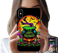 Etui Do Iphone Xs Max - Wiedźma Kociołek Różdżka Halloween Szkło
