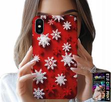 Etui Do Iphone Xs Max - Płatki Śniegu, Śnieg, Gwiazdki, Święta