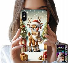 Etui Do Iphone Xs Max - Renifer, Wzory Bożonarodzeniowe + Szkło