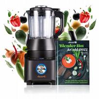 Blender Kielichowy Szklany Mocny 1500W 1,75L Gotuje Kruszy Łucznik Hot&Cold