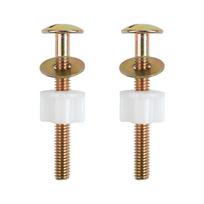 Steel Toilet Seat Installation Hinge Bolt with POM Nut and Zinc-Plated Screw
