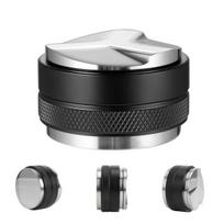 51/53/58mm Single Dual Head Stainless Steel Coffee Tamper Adjustable Depth Leveler Double head 51mm