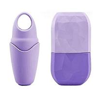 2 Pcs Ice Roller For Face And Eye, Silicone Ice Mold,facial Beauty Skin Care Tools (purple)