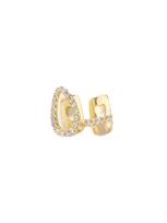 Gold-Plated Diamond Hip Hop Grillz - Halloween Cosplay Tooth Jewelry auksas