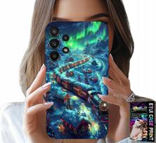 Samsung Galaxy A32 5G Tok - Vonat, Karácsonyi Expressz Minták + Üveg