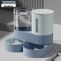 Dual Pet Feeder: Automatic Dog Bowl & Cat Basin with Water Dispenser, Deodorizing Absorbent Mat, and Cat Litter Box. Order by Box (16 units/box)